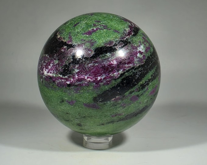 68mm Ruby in Zoisite Sphere
