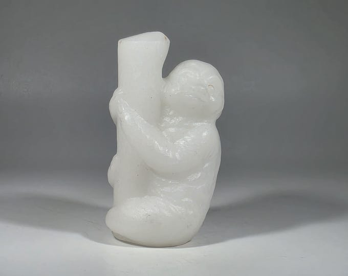 White Jade Sloth Carving
