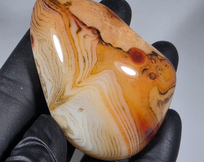 Sardonyx Palm Stone