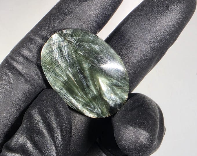 Small Seraphinite Palm Stone