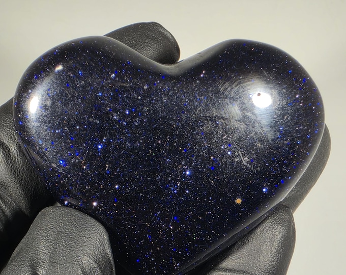 Blue Sandstone Heart Stone