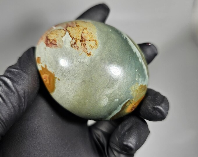 Polychrome Jasper Palm Stone