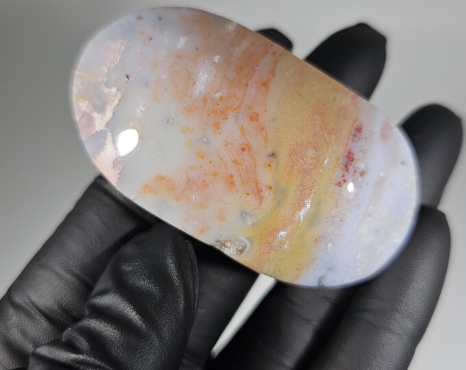 Colorful Ocean Jasper Palm Stone