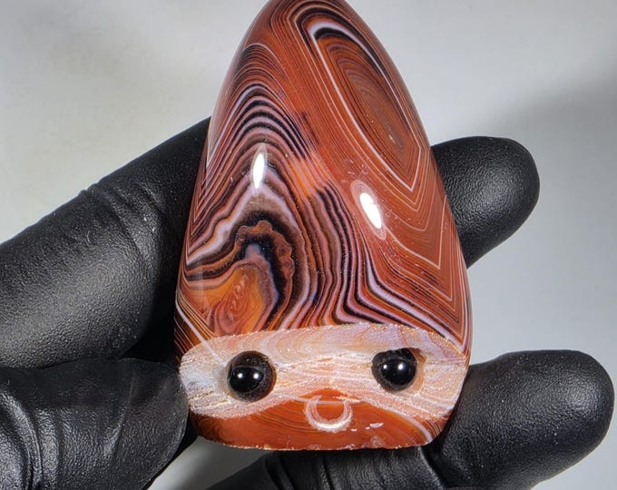 Sardonyx Pet Rock Carving