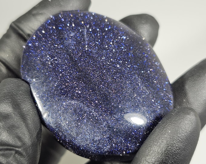 Blue Sandstone Palm Stone