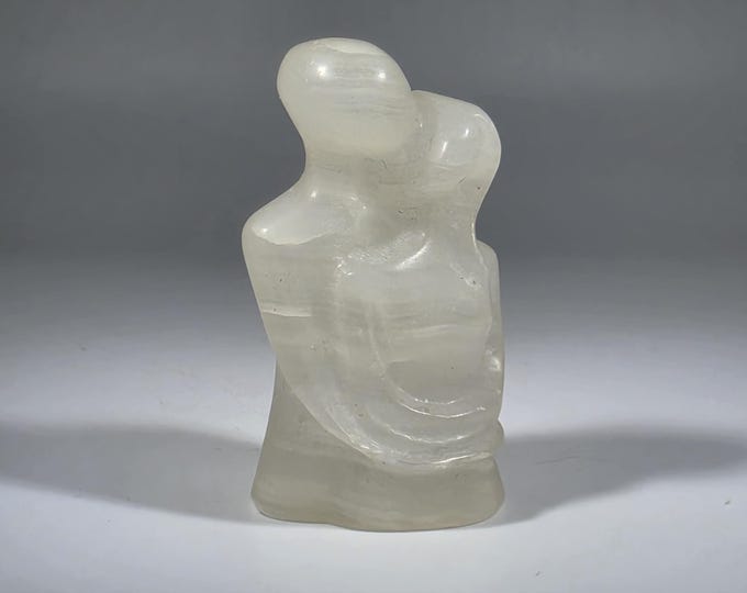 Afghan Jade Lovers Carving Couple Hug