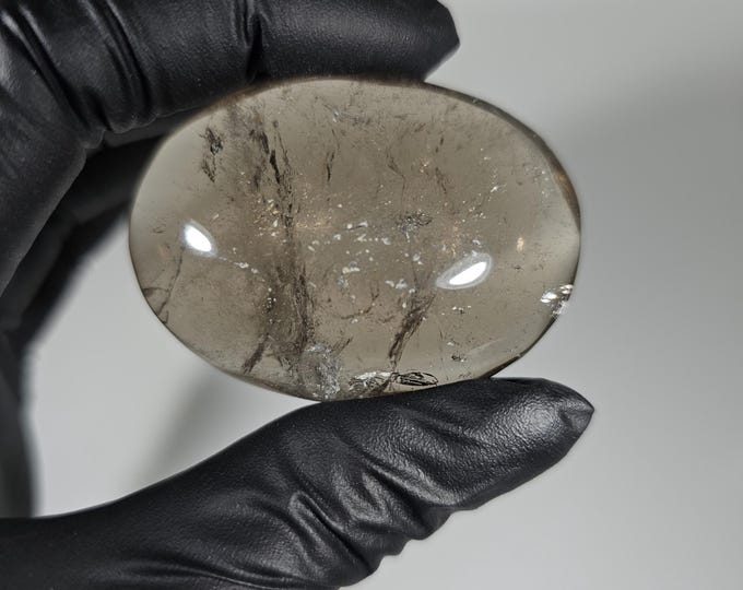 Smoky Quartz Palm Stone