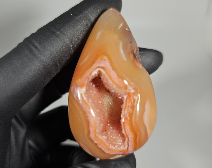 Druzy Carnelian Egg