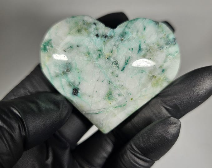 Phoenix Stone Heart Palm Stone