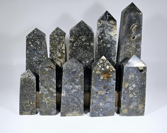 Your Choice Agatized Pyrite Tower