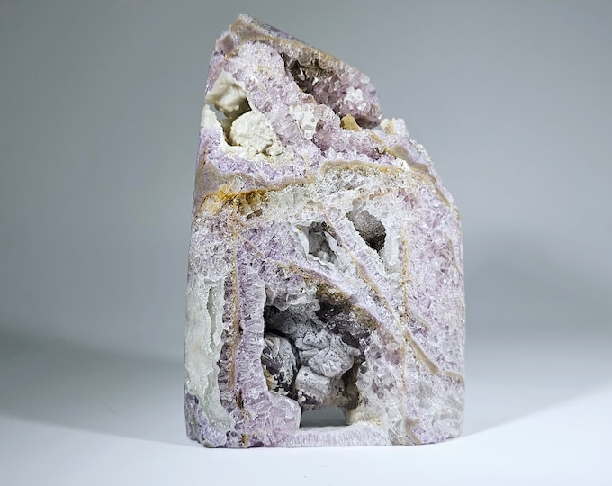 Druzy Fluorite Sphalerite Freeform / Flame