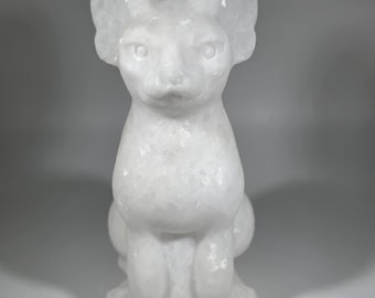 White Jade Cat Carving