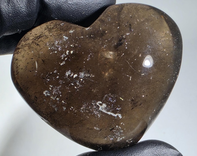 Smoky Quartz Heart Stone