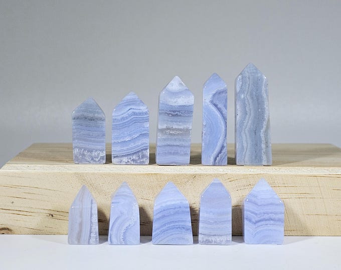 Your Choice Mini Blue Lace Agate Tower