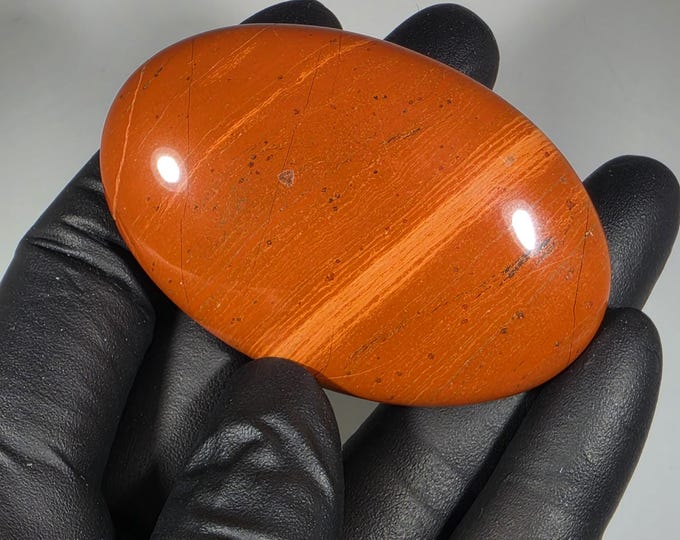 Red Jasper Palm Stone