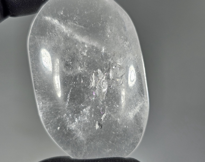 Clear Quartz Palm Stone