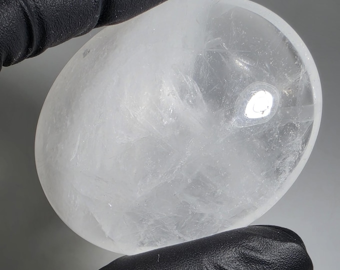 Clear Quartz Palm Stone