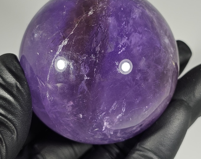 51mm Ametrine Amethyst Citrine Sphere *Imperfect