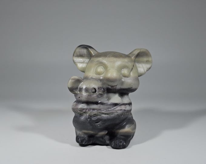 Taiji Jade Koala Carving