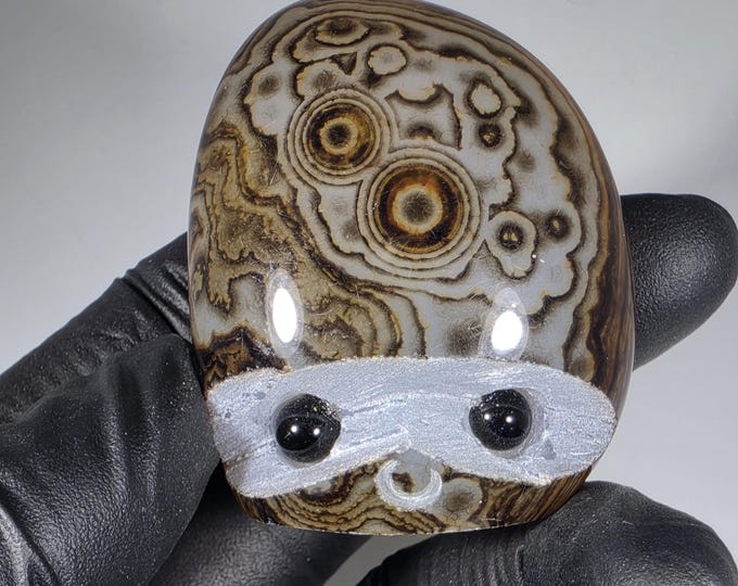 Sardonyx Pet Rock Carving
