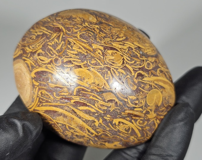 Calligraphy Jasper Palm Stone