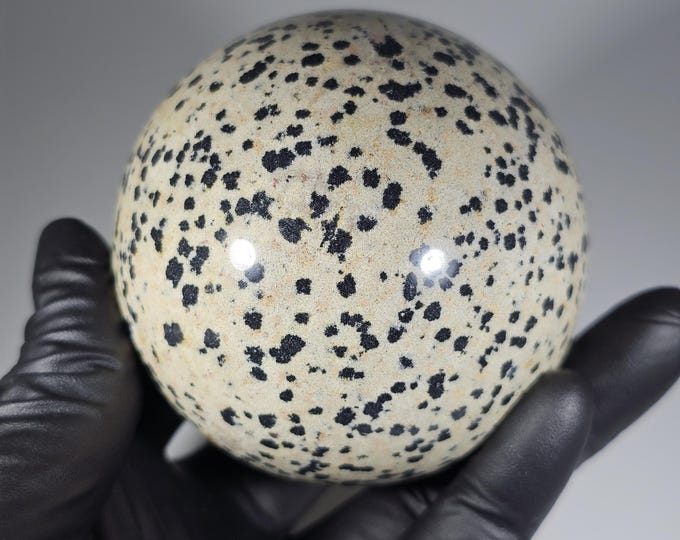 65mm Dalmatian Jasper Sphere