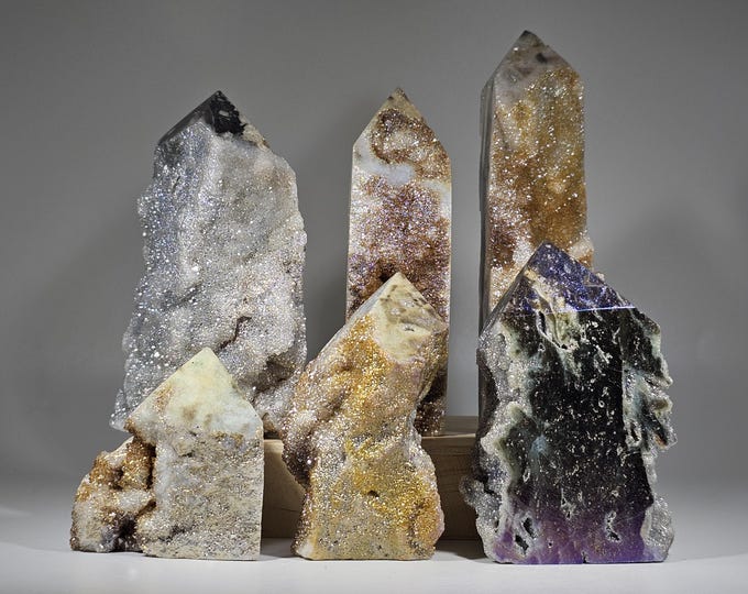 You Choose Druzy Aura Sphalerite Tower