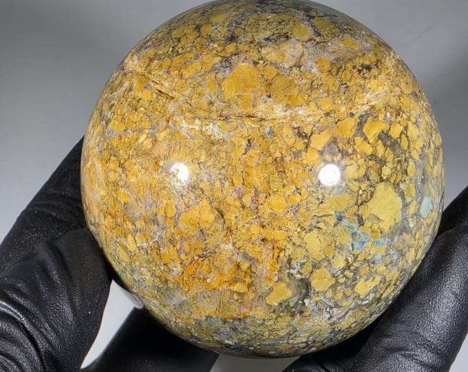 52mm Agatized Ibis Jasper Sphere *Imperfect