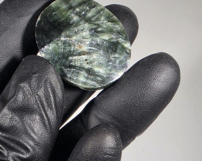 Small Seraphinite Palm Stone