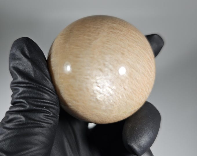 45mm Peach Moonstone Sphere