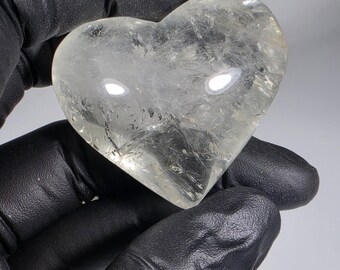 Prasiolite Heart Stone Green Amethyst