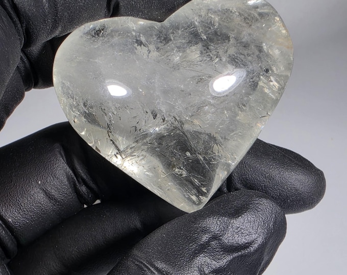 Prasiolite Heart Stone Green Amethyst