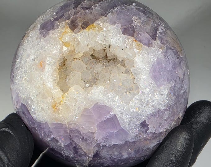63mm Druzy Fluorite Sphere