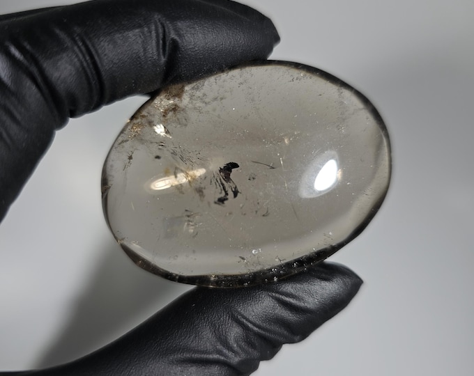 Smoky Quartz Palm Stone