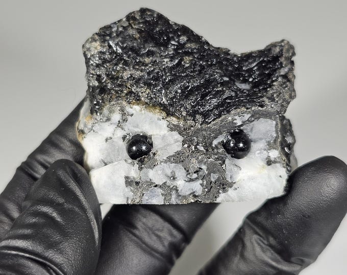 Rainbow Moonstone Pet Rock Carving