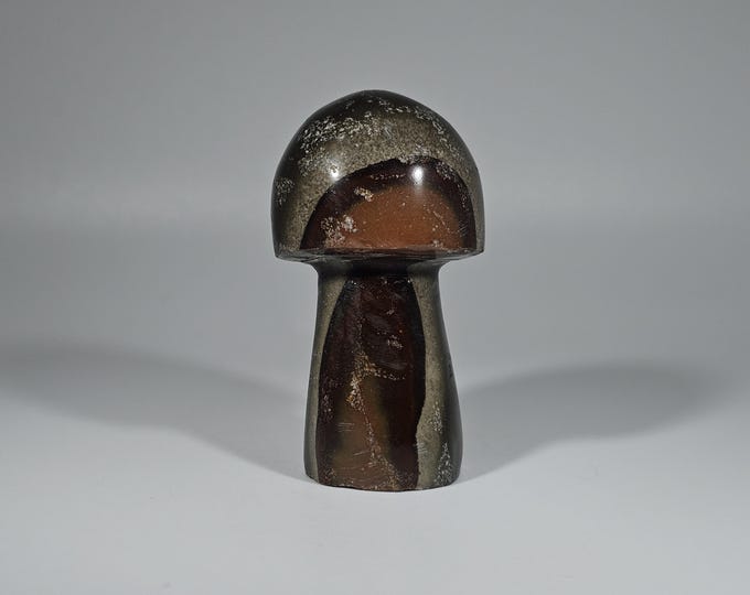 2.4" Polychrome Jasper Mushroom Carving