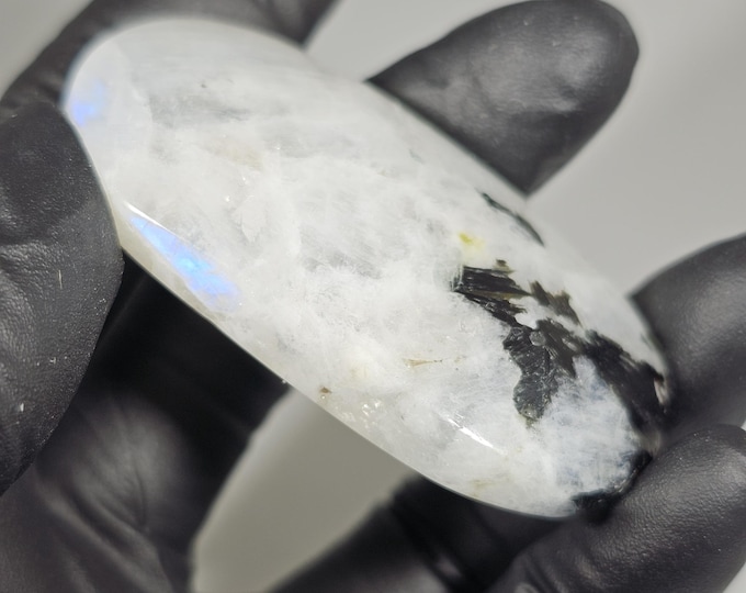 Rainbow Moonstone Palm Stone