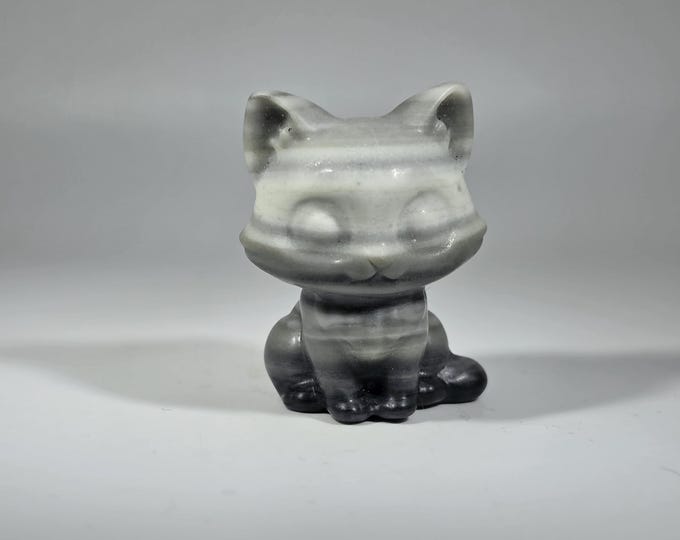Taiji Jade Cat Carving
