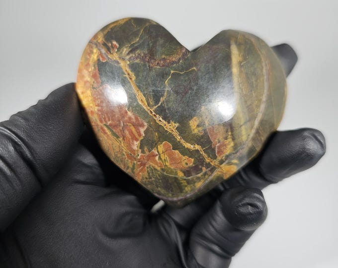 Cherry Creek Jasper Heart Carving