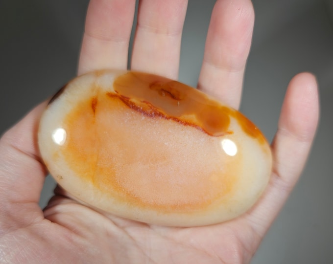 Carnelian Palm Stone