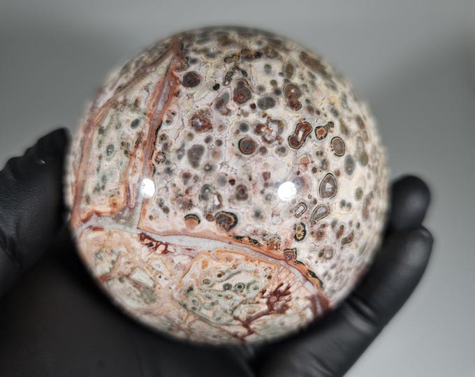 68mm Leopard Skin Jasper Sphere