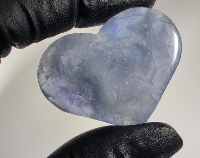 Fluorite Heart Stone
