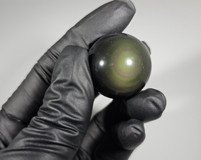 24mm Rainbow Obsidian Sphere