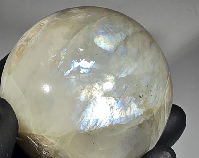 52mm Green Moonstone Sphere