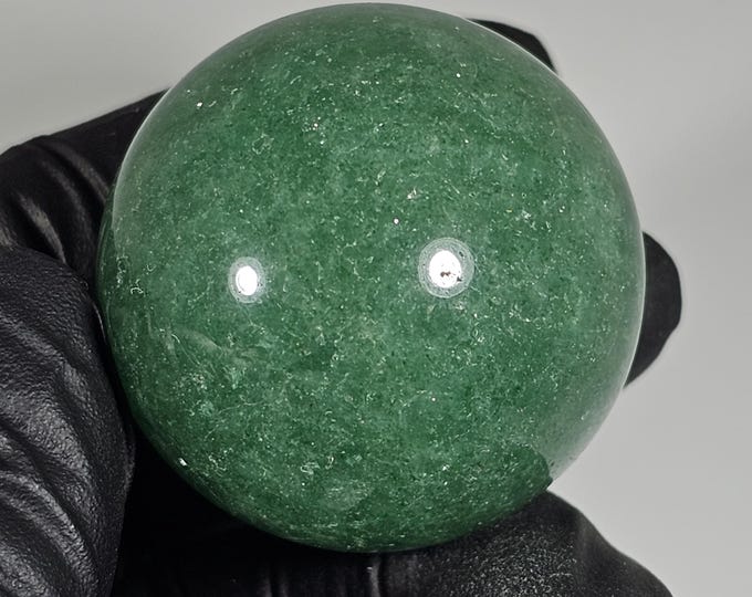 32mm Green Strawberry Quartz Sphere *Imperfect