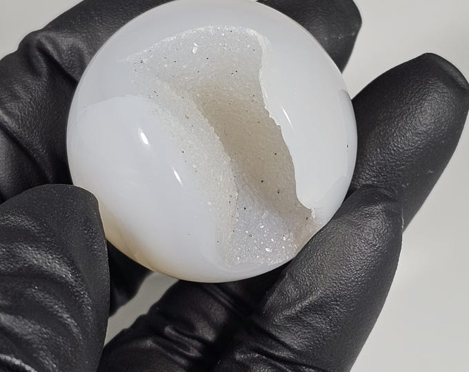 31mm Druzy Agate Sphere