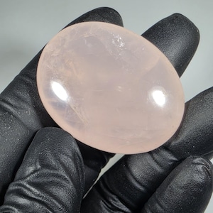 Rose Quartz Palm Stone