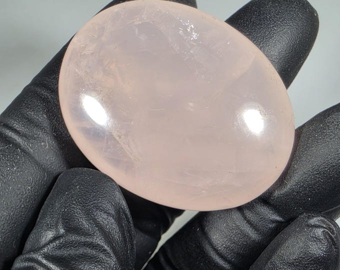 Rose Quartz Palm Stone