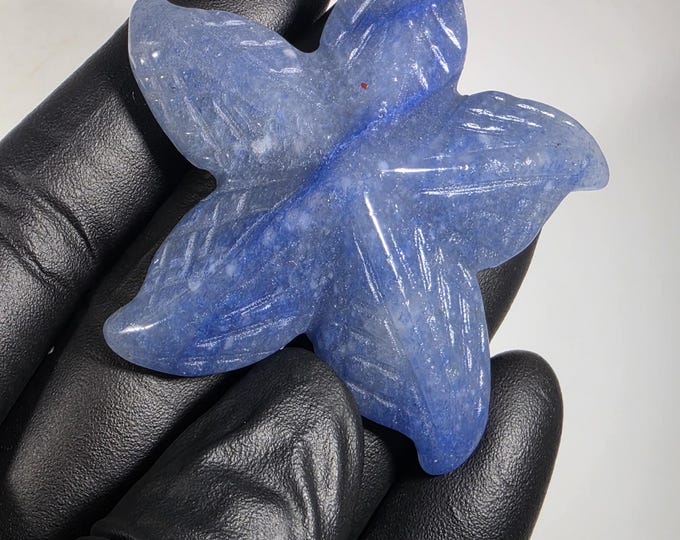 Blue Aventurine Starfish Carving