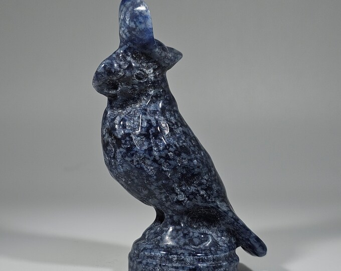 3" Aventurine Parrot Carving Bird